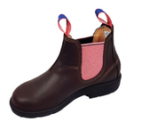 blue heeler Chelsea Boots dusty pink